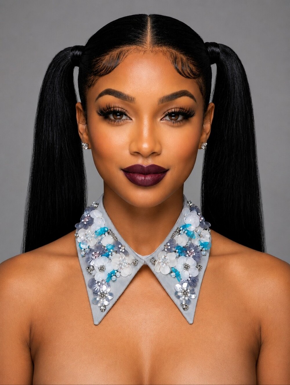 💋COLLAR: EMBELLISHED and DETACHABLE!!!